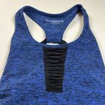 Beyond the Bump Beyond Yoga Heathered Navy Blue/Black Sleeveless Tank Top Size S Blue Photo 3