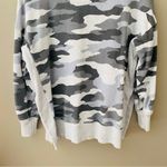 Aerie Camo Pullover Sweatshirt Gray Sz Small Photo 9