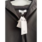 Magaschoni NWT Black Popover Oversized Blouse Women’s Size Medium Photo 3