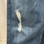 CAbi  slim boyfriend lightly distressed low rise blue jeans size 4 Photo 4