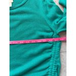 Chico's  Teal Green Ruched Side Tie Knit Sweater Top Classic Work Size 0 Small Photo 9