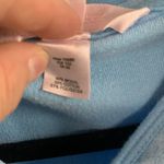Victoria's Secret Vintage Y2K Victoria’s Secret Baby Blue Velour Hoodie Size L Photo 5