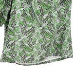 Sugar Lips Green Leaf Print One Shoulder Blouse size 2X One Sleeve Photo 4