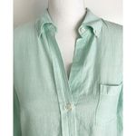 Theory  • Green Seersucker Kaylind Button Up Shirt Photo 39