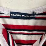 Brandy Melville  Red Striped Tank one size Photo 2