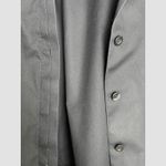 Chico's Black Structured Blouse Hidden Button Front Modern Minimalist Luxe 3 XL Photo 4