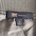 Frye Green Olive Quilted Bomber Jacket Women’s Size S Relaxed Fit Casual Zip Up Photo 8