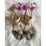 Bandolino NIB  Dalia Snake Print Block Heel Sandals Photo 5