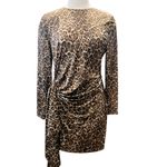 WAYF  Leopard Print Tie Waist Dress Size XL NWT Photo 2
