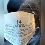 Gloria Vanderbilt EUC  black straight leg jeans size 14 LONG Photo 4