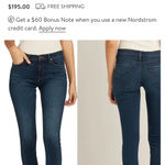 Hudson Jeans  Nico Mid Rise Crop Skinny Size 26 Raw Hem Ankle Jean Cropped Jean‎ Photo 8