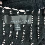 Adelyn Rae  Karissa Off Shoulder Polka Dot Stripe Sweater Ruffle Hem Midi Dress S Photo 4