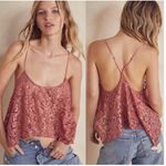 Free People NWOT  NWOT Best Idea sequin cami in rose Photo 1