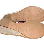 UGG  Women's Solena Pink thong Wedge Sandals size 7 Photo 3