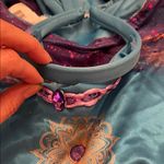 #4 Women's 2Pc Gypsy Belly Dancer 💃 Halloween 🎃 Costume Blue Purple size Medium Photo 4