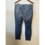 Pistola Distressed Shark Bite Raw Edge Hem Stretch Denim Skinny Jeans 30 Photo 3