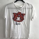 Auburn Patchwork White Tee Sz L Size L Photo 0