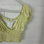 Billabong  Floral Print Crop Top Size S Photo 2
