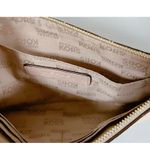 Michael Kors Light Pink Pastel Gold Leather Designer Clutch Wallet Wristlet Cardholder Bag 🎀 Photo 2