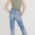 Madewell Classic Straight Step-Hem Distressed Jeans Photo 2