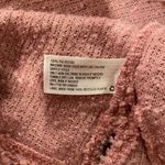 Wild Fable  Size L Pink Mauve Oversized Open Front Boucle Knit Split Hem Cardigan Photo 12