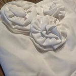 Club L London White Fanciful Strapless Midi Dress V Neck Size 2 NWT Photo 4