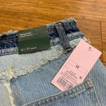 Wild Fable  Patchwork Denim Shorts Cutoff Highest Rise Cotton Womens Size‎ 12 NWT Photo 2