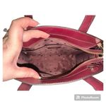 Kate Spade  Deep Berry “Frosted Floral” Satchel/Crossbody - NWOT Photo 3