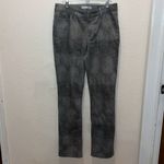 Chico's Gray Animal Print Jeans Snakeskin Patterned Pants Photo 2