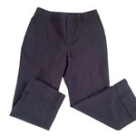 Womyn Brown Cropped Cuff Dress Pants Size 8 Black Photo 0