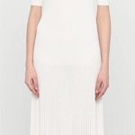 Marella Norcia White Ribbed Knit Maxi Jumper Dress Size M Photo 0