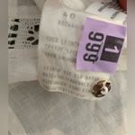 Basset Size S White Linen Lace Fitted Stone Button Front 3/4 Sleeve Top Germany Photo 10