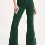 ROLLA’S East Coast High Rise Flare Green Corduroy Pants Size 26 Photo 2