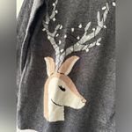 Loft  Reindeer Holiday Christmas Lights Wool Blend Sweater Photo 1