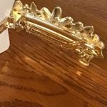 Stunning Womens Barrette Floral Design 3.2 “l x 1.5” w Orange Photo 2