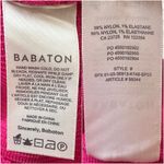 Babaton Aritzia Top Sculpt Knit Off-Shoulder Ribbed Cropped Pink Sz M Photo 8