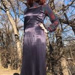 Gunne Sax Vintage Navy Blue Maxi Dress Photo 0