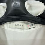 Lush Clothing Lush Button Down Long Sleeve Shirt Long Tie Medium White Photo 6