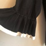 The Limited  Collection Sweater Black w/White Marshmallow Pleat Ruffle Knit Sz 3X NWT Photo 8