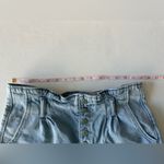 American Eagle  women’s size 8  buttonfly paper bag waist denim shorts Photo 4
