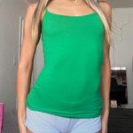 ZARA basic bright green tank top Photo 6