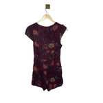 Urban Outfitters  Kimchi Blue Floral Romper in Maroon/Blue Size 2 Photo 12
