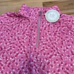 Lady Hagen Women’s Pink Flower Golf 1/4 Zip Pullover with UPF - NWT Photo 9