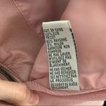 Nygard Collection Blush Pink Leather & Knit Jacket Size 0X Photo 5