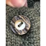 Astrifa Cardigan Sweater Size XL German Pure New Wool Solid Green Best Textured Photo 3