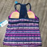 Free Country Women's Summer Haze High Neck Macrame Back Tankini Top NWT Photo 5