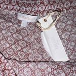 Olivaceous  Red and White Patterned Skorts Photo 1