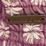 Billabong Purple Smocked Puff Sleeve Tunic Dress Palm Leaf Print Size S Photo 6