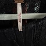 Free People  Jocelyn Small Black Mesh
Tunic Swiss Dot Pleated White Photo 4