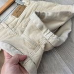 Afends Corduroy Shorts high rise cuffed womens Beige size 4 skater indie casual Photo 5